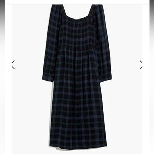 Lightspun plaid Lucie maxi dress